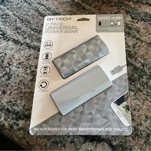 BYTECH 2 Pack Universal Power Bank